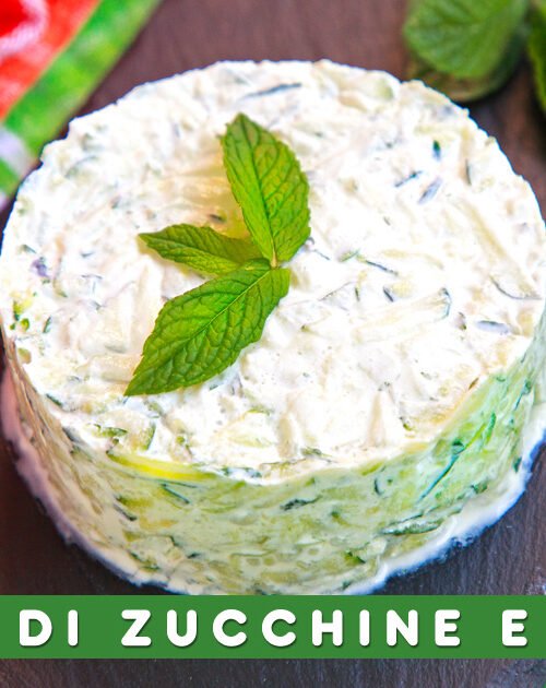 Tartare di zucchine e robiola