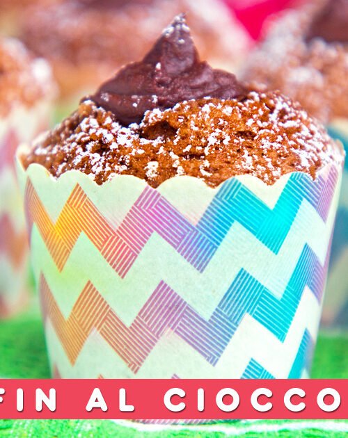 Muffin con crema di cioccolato
