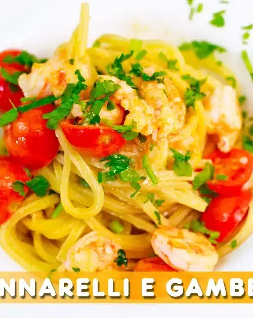 Tonnarelli gamberi e pachino ricetta facile: primo piatto estivo