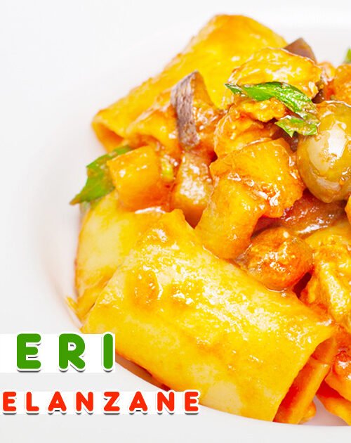 Paccheri tonno e melanzane