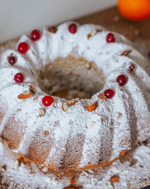 Ciambella mandorle e arancia