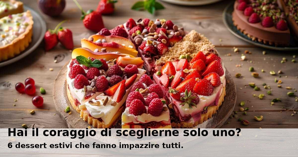 Dolci estivi facili e veloci: cheesecake, charlotte e torte fresche senza cottura